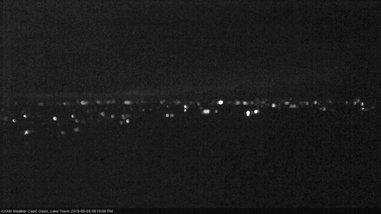 Lake Travis webcam, May 9, 2019 8:20 PM CT