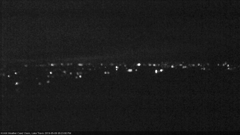 Lake Travis webcam, May 9, 2019 8:25 PM CT