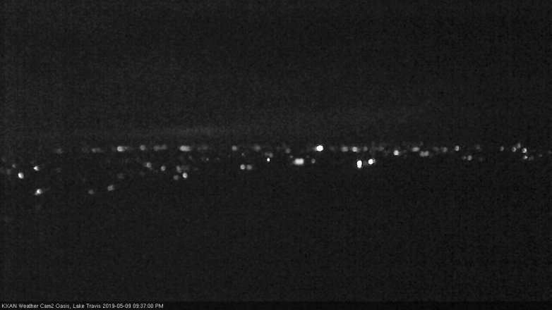 Lake Travis webcam, May 9, 2019 8:40 PM CT