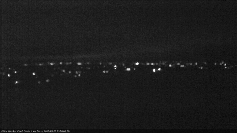 Lake Travis webcam, May 9, 2019 9:00 PM CT