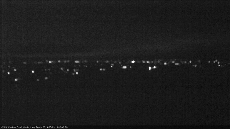 Lake Travis webcam, May 9, 2019 9:05 PM CT