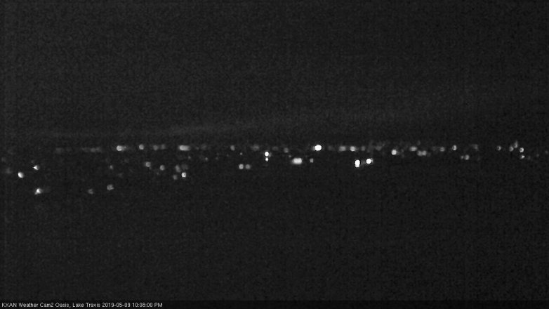 Lake Travis webcam, May 9, 2019 9:10 PM CT