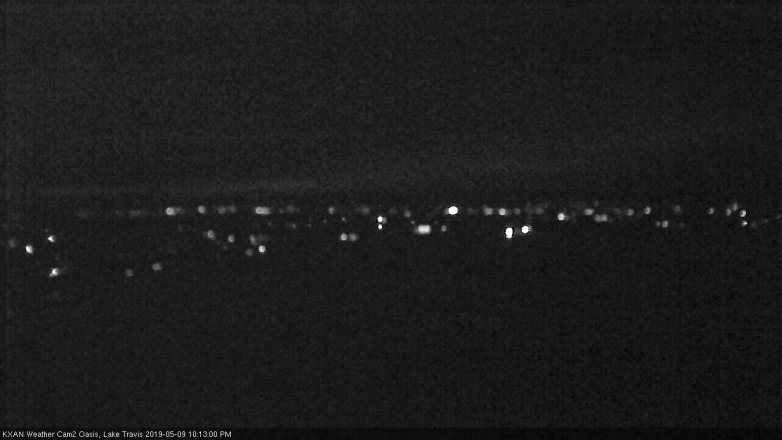 Lake Travis webcam, May 9, 2019 9:15 PM CT