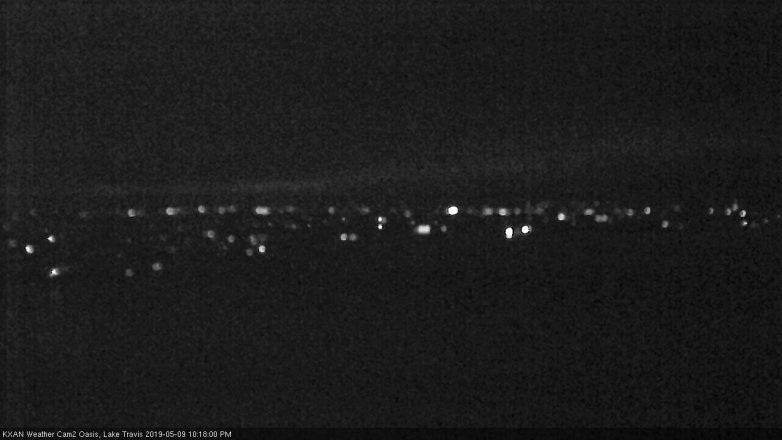 Lake Travis webcam, May 9, 2019 9:20 PM CT