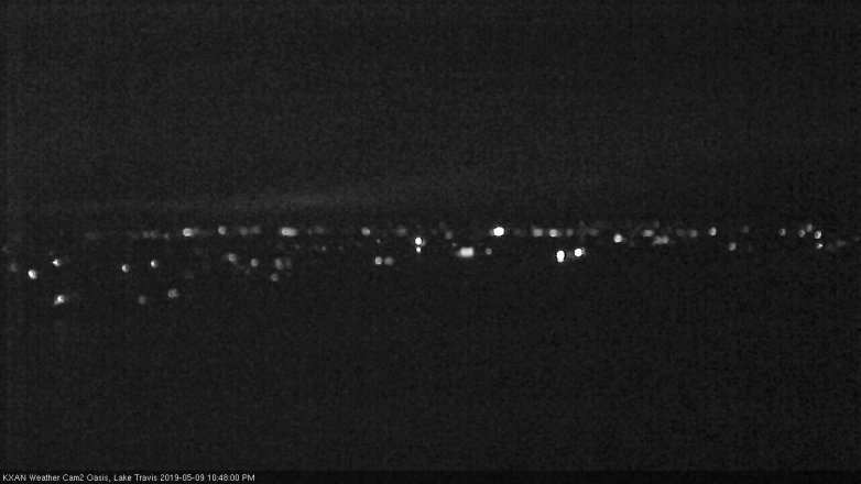Lake Travis webcam, May 9, 2019 9:50 PM CT