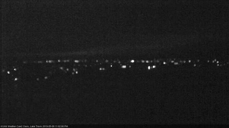 Lake Travis webcam, May 9, 2019 10:05 PM CT