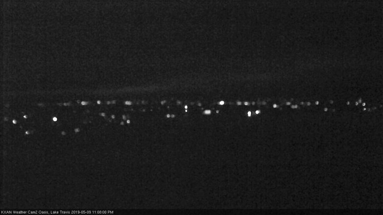 Lake Travis webcam, May 9, 2019 10:10 PM CT