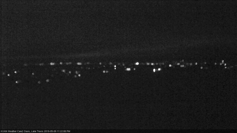 Lake Travis webcam, May 9, 2019 10:25 PM CT
