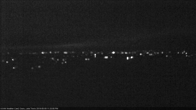 Lake Travis webcam, May 9, 2019 10:35 PM CT