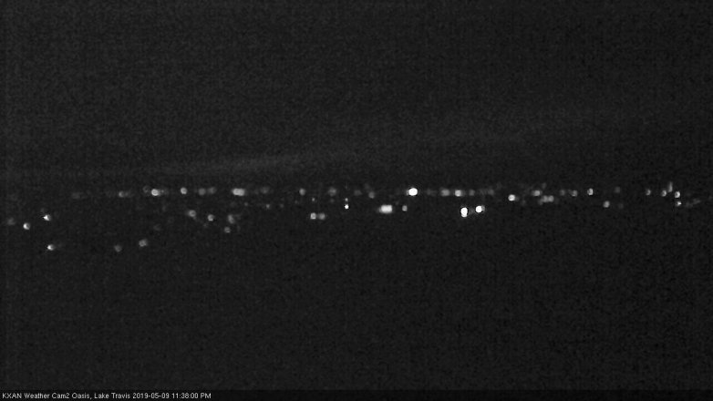 Lake Travis webcam, May 9, 2019 10:40 PM CT