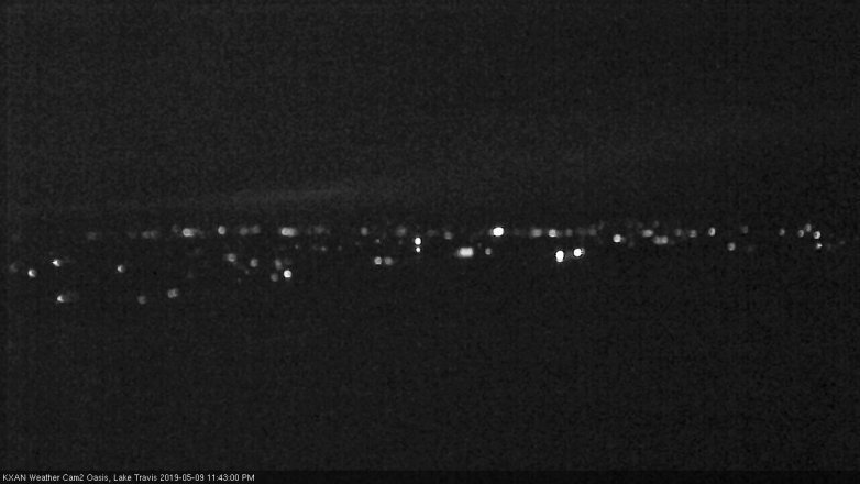 Lake Travis webcam, May 9, 2019 10:45 PM CT