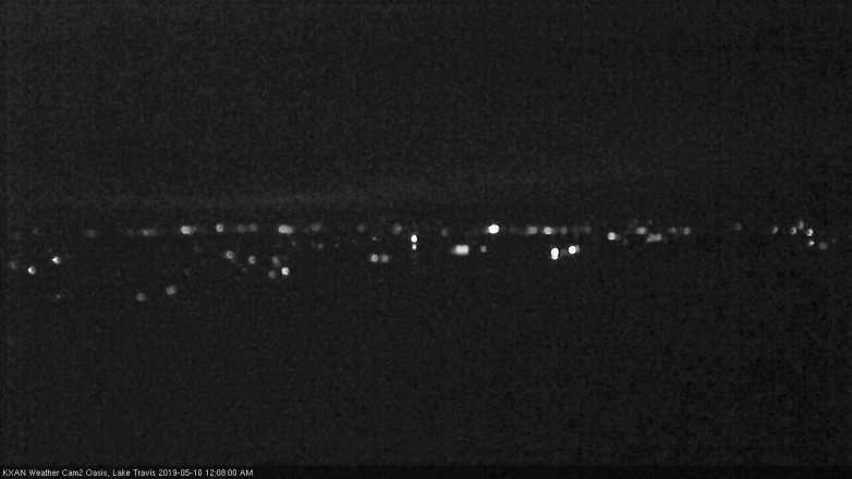 Lake Travis webcam, May 9, 2019 11:10 PM CT