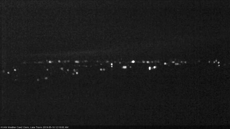 Lake Travis webcam, May 9, 2019 11:20 PM CT