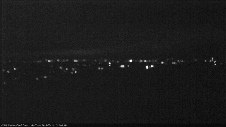 Lake Travis webcam, May 9, 2019 11:25 PM CT
