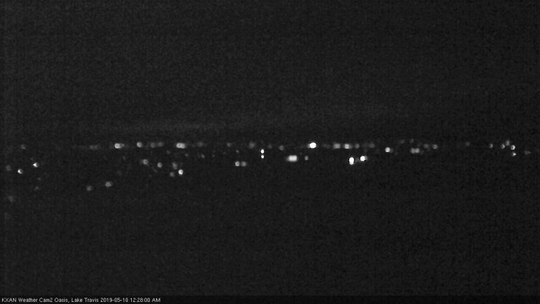 Lake Travis webcam, May 9, 2019 11:30 PM CT