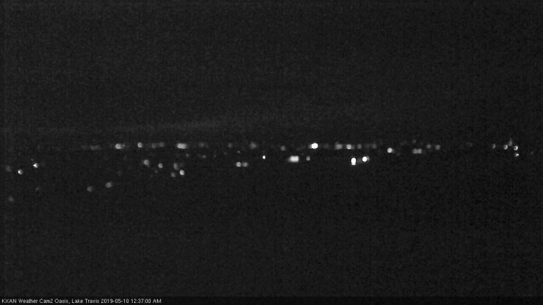 Lake Travis webcam, May 9, 2019 11:40 PM CT