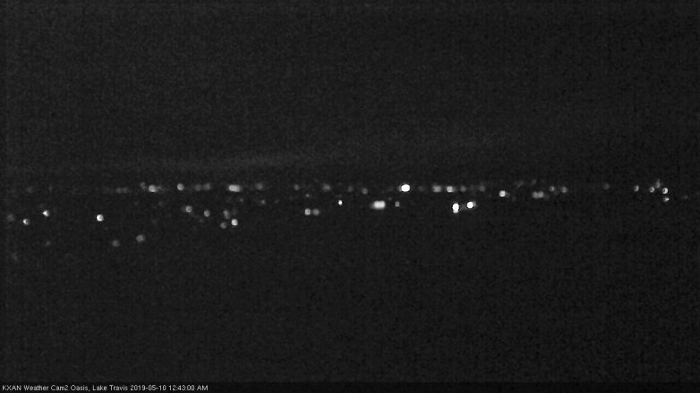 Lake Travis webcam, May 9, 2019 11:45 PM CT