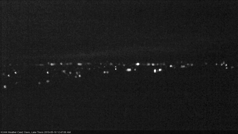Lake Travis webcam, May 9, 2019 11:50 PM CT