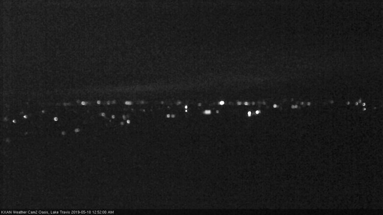 Lake Travis webcam, May 9, 2019 11:55 PM CT