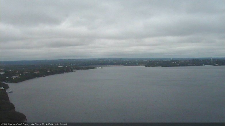 Lake Travis webcam, May 10, 2019 9:05 AM CT