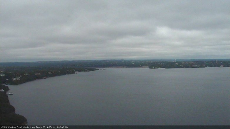 Lake Travis webcam, May 10, 2019 9:10 AM CT