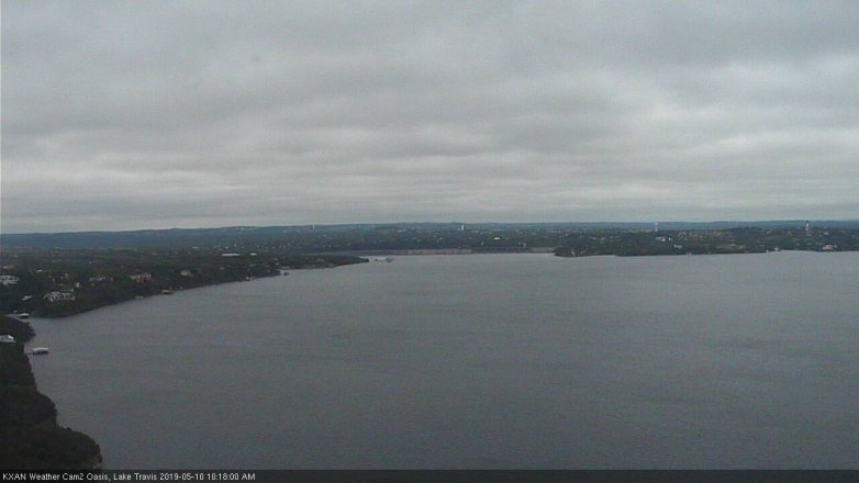Lake Travis webcam, May 10, 2019 9:20 AM CT