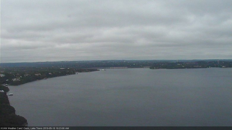 Lake Travis webcam, May 10, 2019 9:25 AM CT