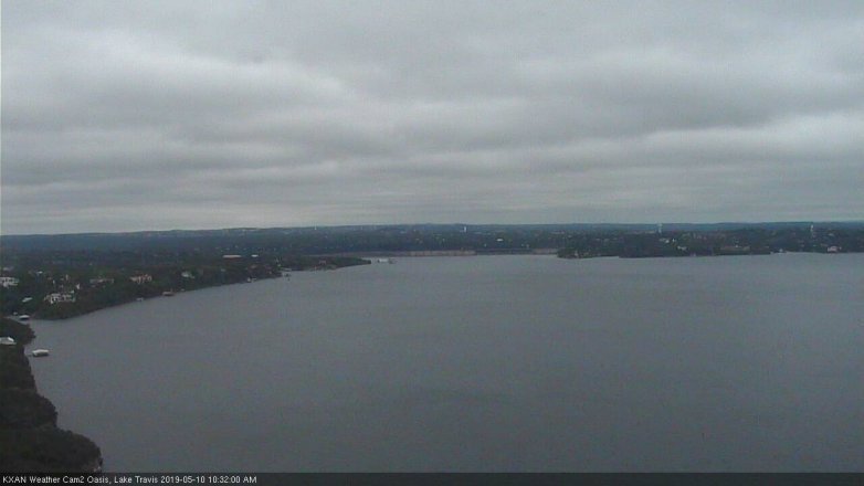 Lake Travis webcam, May 10, 2019 9:35 AM CT