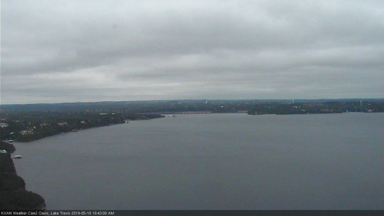 Lake Travis webcam, May 10, 2019 9:45 AM CT