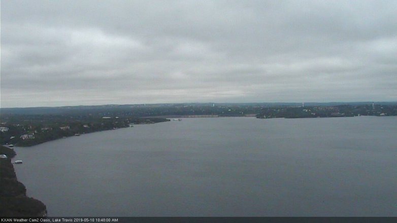 Lake Travis webcam, May 10, 2019 9:50 AM CT