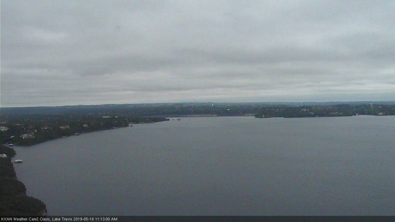 Lake Travis webcam, May 10, 2019 10:15 AM CT