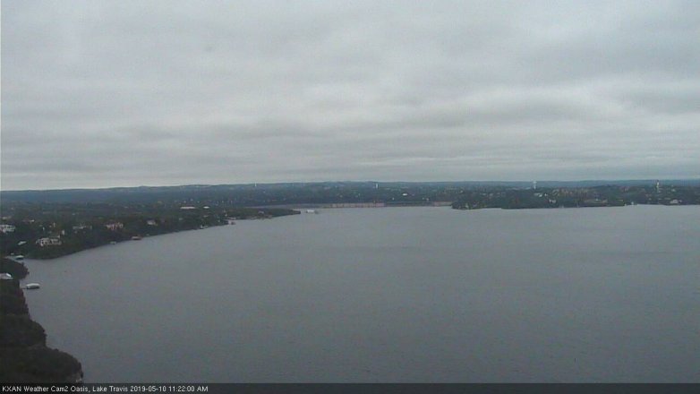 Lake Travis webcam, May 10, 2019 10:25 AM CT
