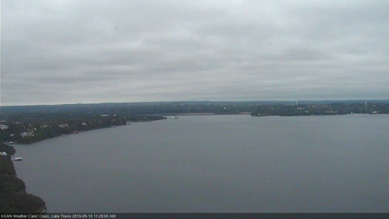 Lake Travis webcam, May 10, 2019 10:30 AM CT