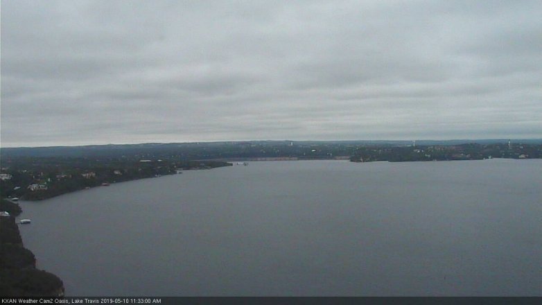 Lake Travis webcam, May 10, 2019 10:35 AM CT