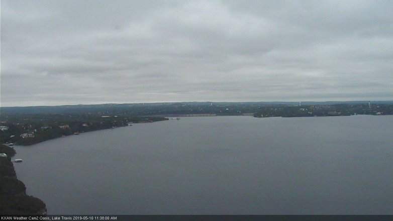 Lake Travis webcam, May 10, 2019 10:40 AM CT
