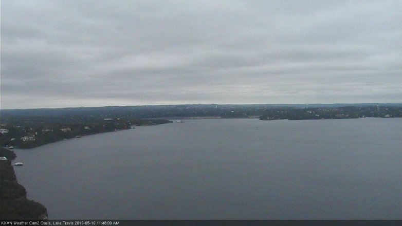 Lake Travis webcam, May 10, 2019 10:50 AM CT