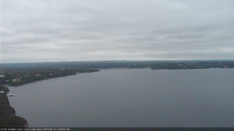 Lake Travis webcam, May 10, 2019 11:00 AM CT