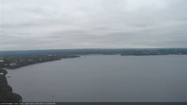 Lake Travis webcam, May 10, 2019 11:05 AM CT