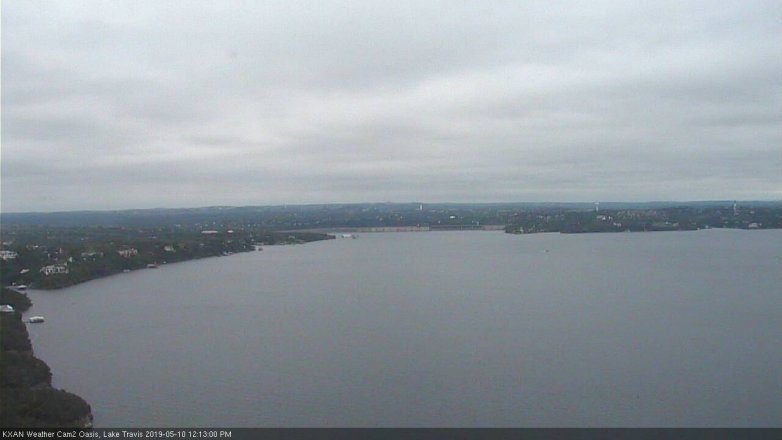Lake Travis webcam, May 10, 2019 11:15 AM CT