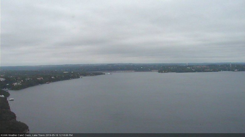 Lake Travis webcam, May 10, 2019 11:20 AM CT