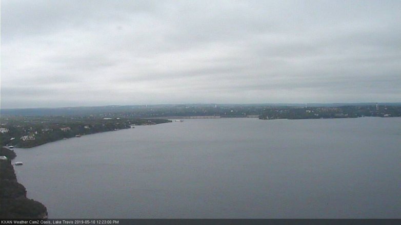 Lake Travis webcam, May 10, 2019 11:25 AM CT