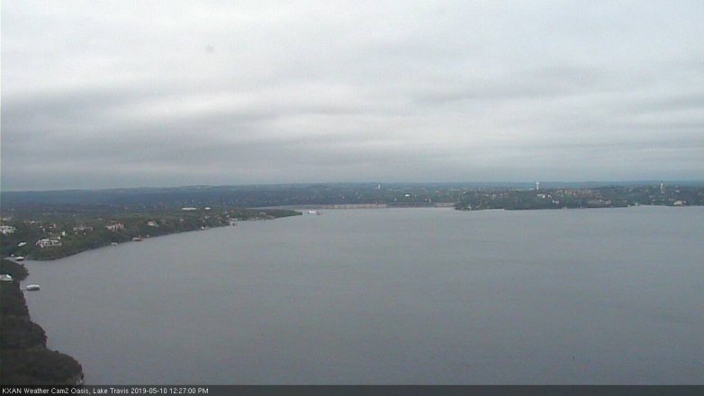 Lake Travis webcam, May 10, 2019 11:30 AM CT