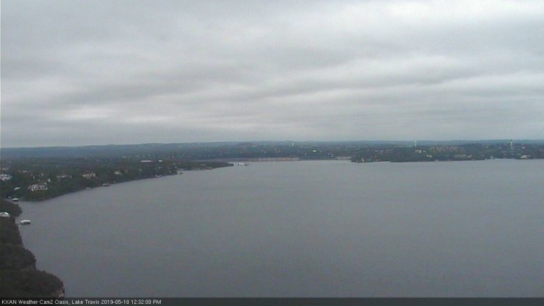 Lake Travis webcam, May 10, 2019 11:35 AM CT
