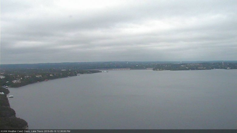 Lake Travis webcam, May 10, 2019 11:40 AM CT
