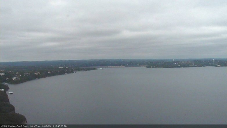 Lake Travis webcam, May 10, 2019 11:45 AM CT