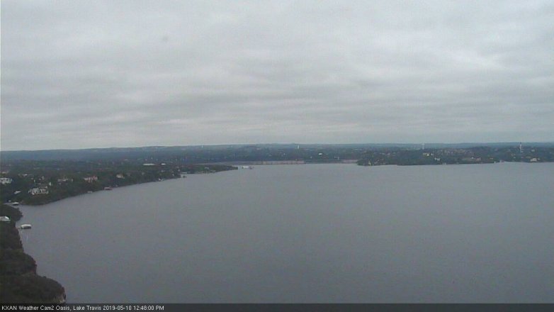 Lake Travis webcam, May 10, 2019 11:50 AM CT