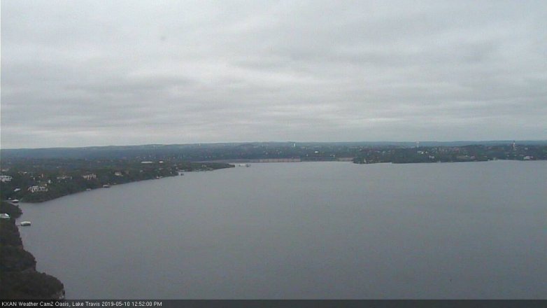 Lake Travis webcam, May 10, 2019 11:55 AM CT