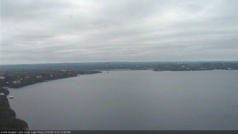 Lake Travis webcam, May 10, 2019 12:25 PM CT
