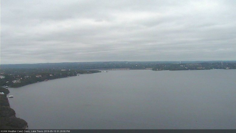 Lake Travis webcam, May 10, 2019 12:30 PM CT