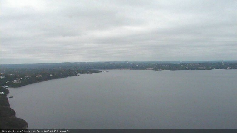 Lake Travis webcam, May 10, 2019 12:45 PM CT